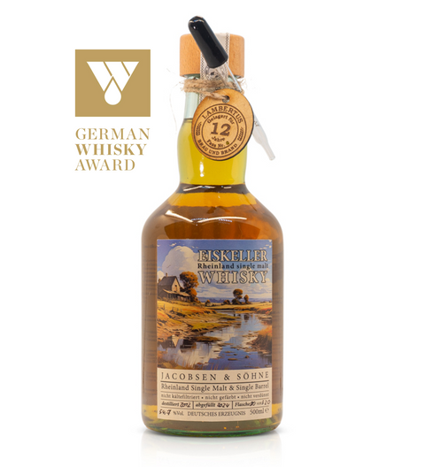 Single Malt Eiskeller-Whisky 12 Jahre Single Cask Fass 4 (German Whisky Award)